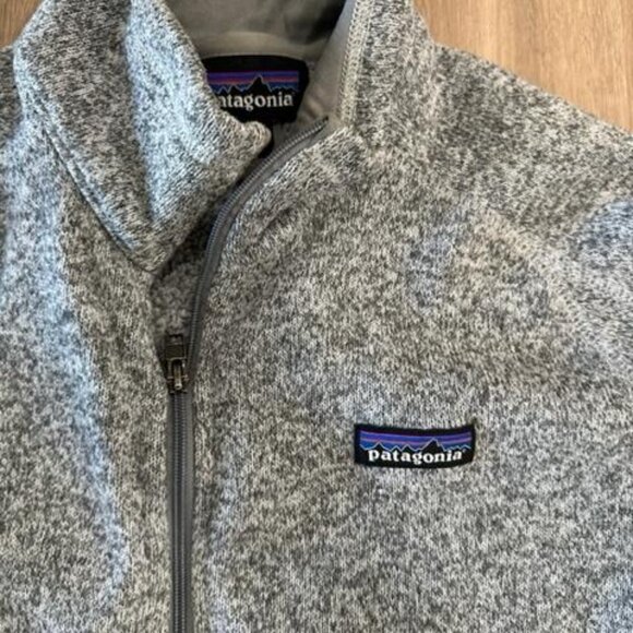 PATAGONIA Grey Fleece Sweater- Size L - Picture 2 of 4